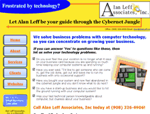 Tablet Screenshot of alanleff.com